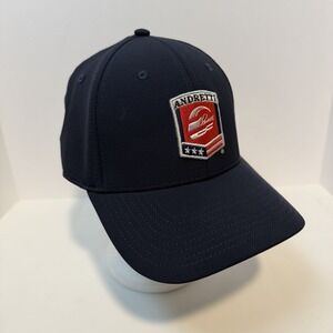 Andretti Racing Patch Logo Autosport Blue Hat Indy Car Snapback